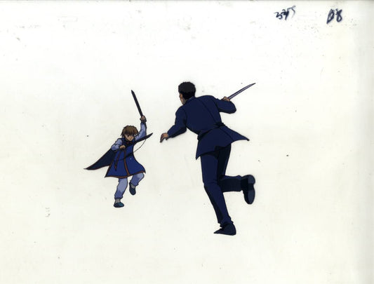 Hunter X Hunter: Extra large  Kurapika & Leorio animation Cel + background