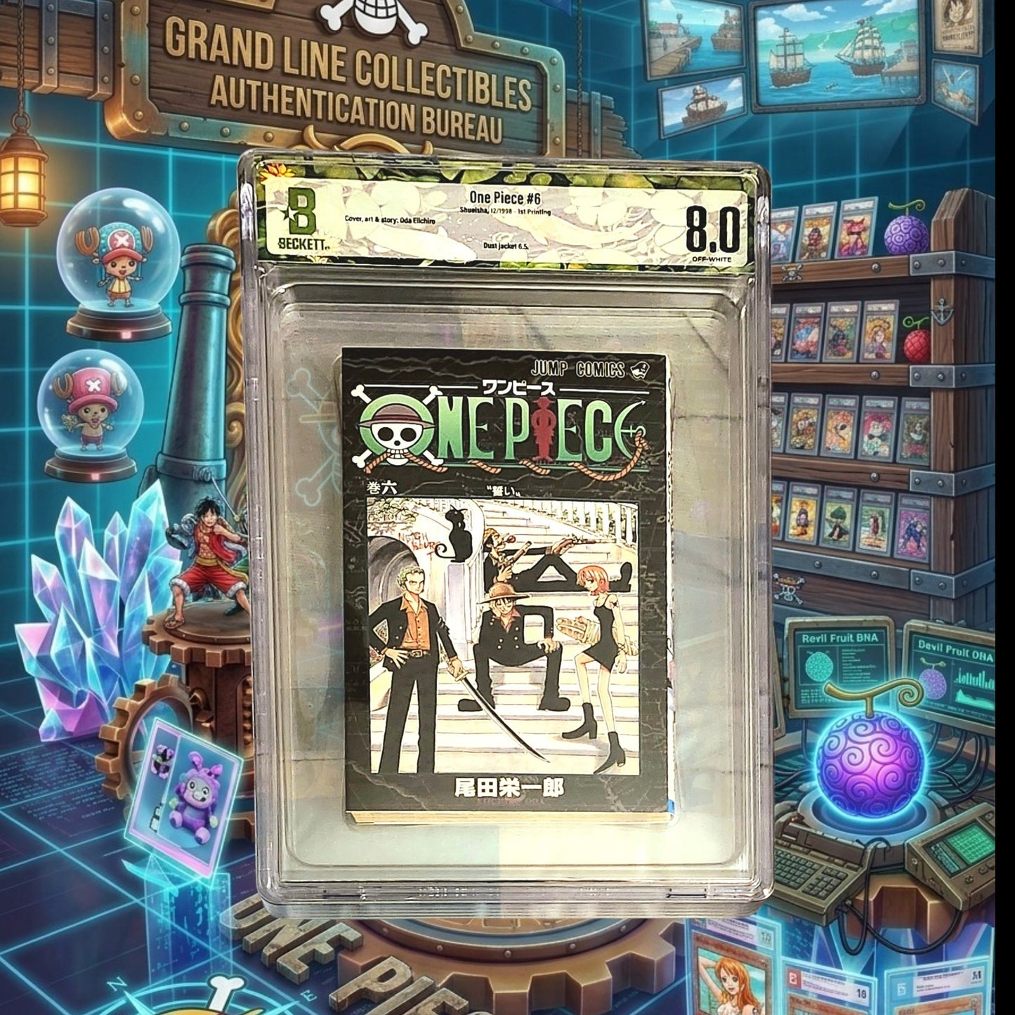 BGS 8.0 - One Piece manga Volume 06