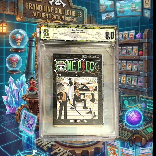 BGS 8.0 - One Piece manga Volume 06 1st print