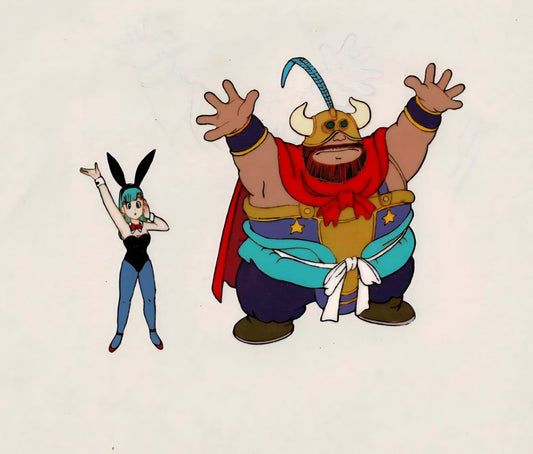 Dragonball: ep #7 Bulma Bunny Suit & Ox King  animation cel