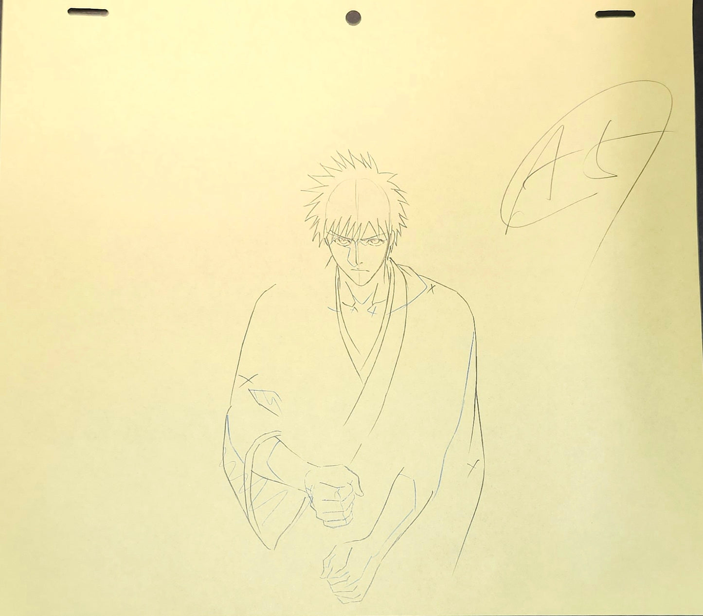 Bleach Ichigo animation genga 8 piece