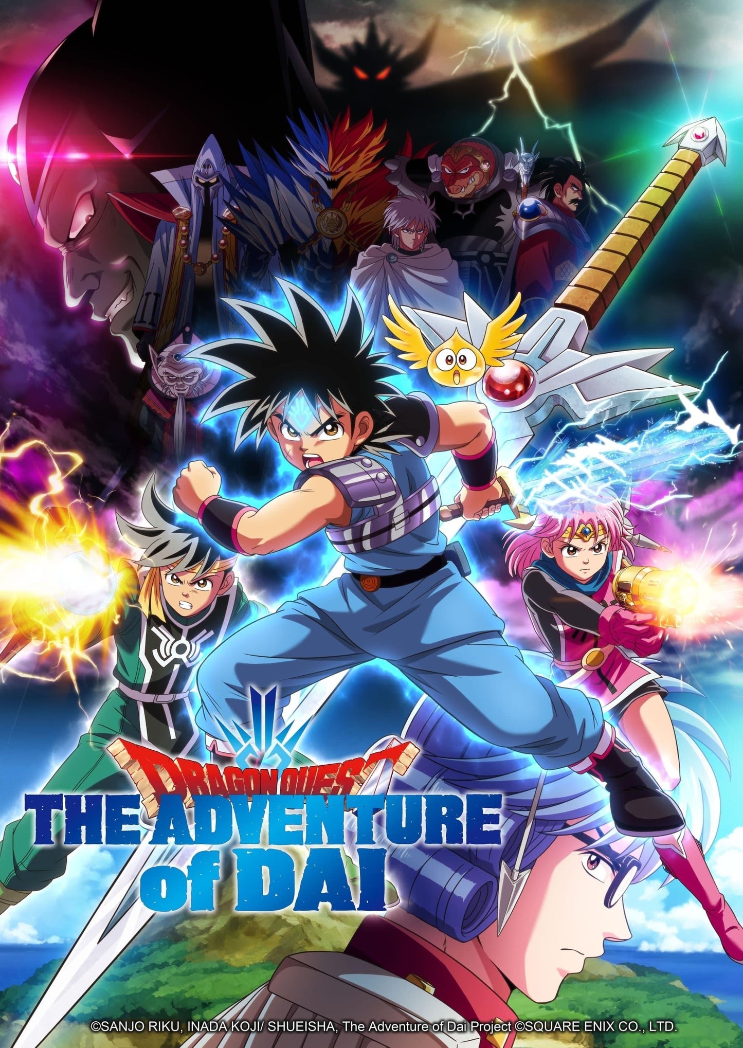 Dragon Quest The Adventure of Dai: Dai & Gomechan animation genga