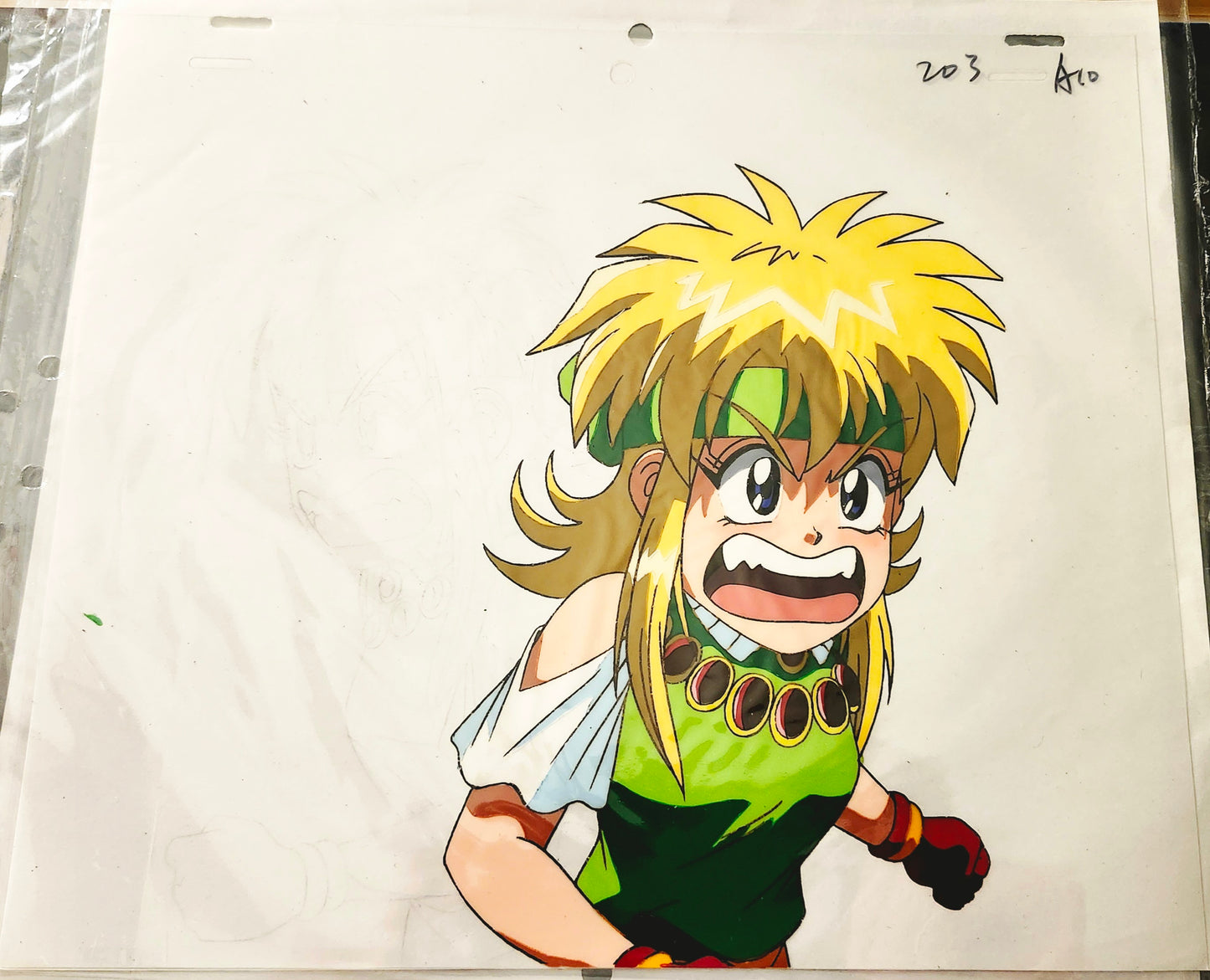 Gokudo animation cel + douga