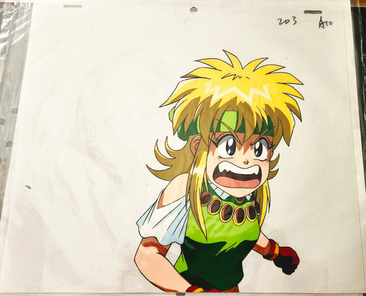Gokudo animation cel + douga