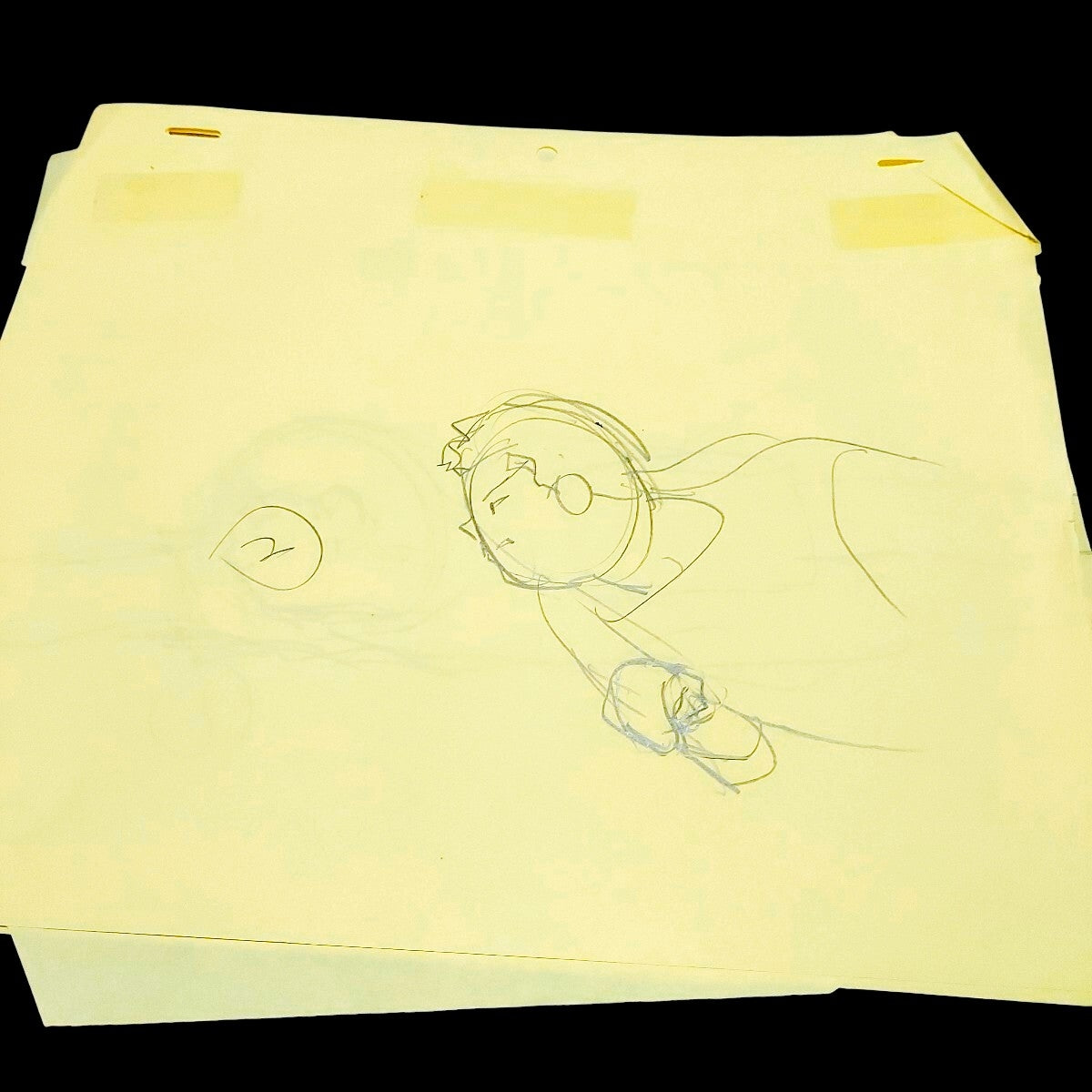 GTO Great Teacher Onizuka: Yoshikawa saving Uehara Animation genga set w timesheets