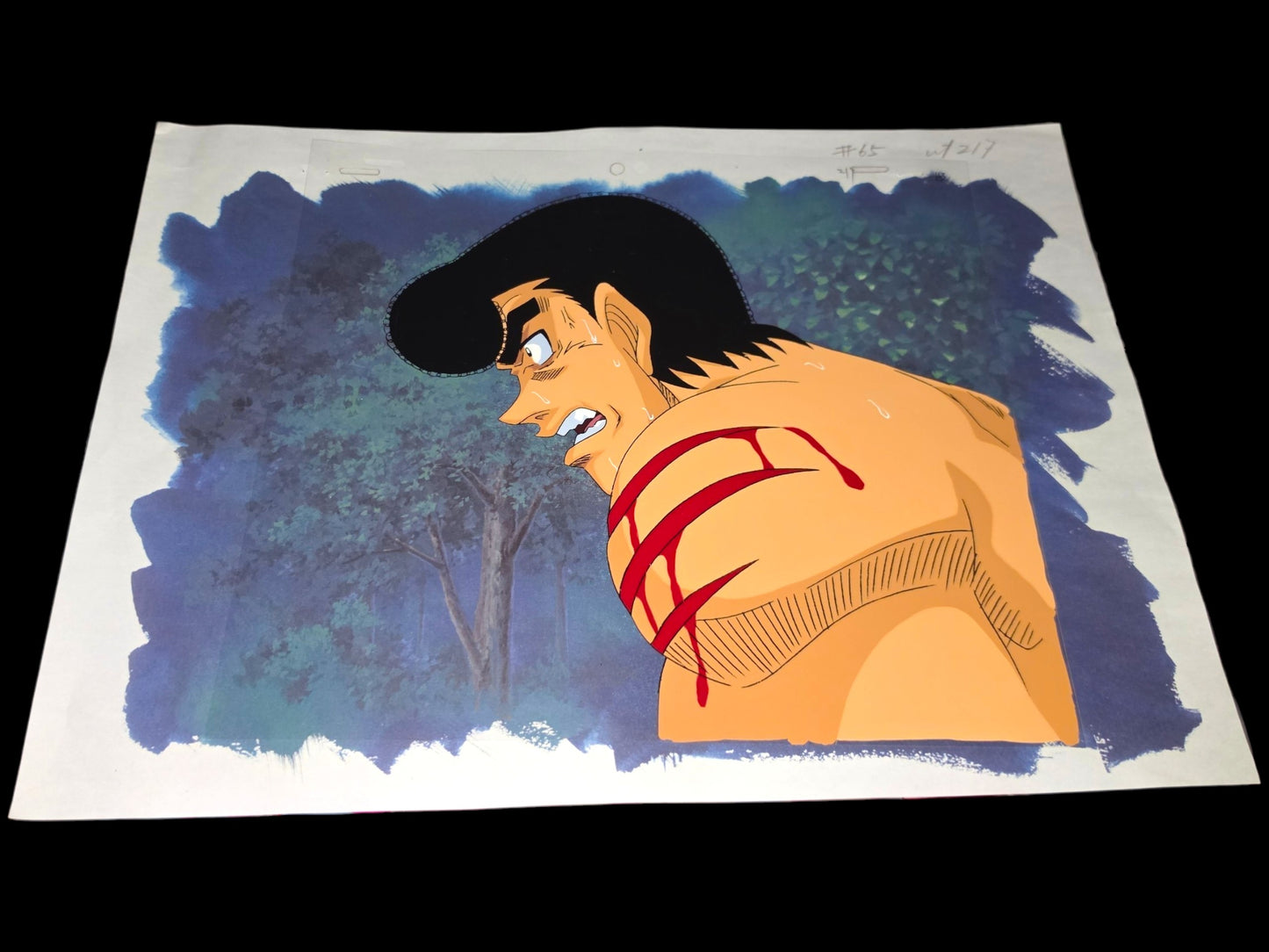 Hajime no Ippo: Ep 66 Takamura vs the Bear animation cel