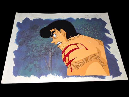 Hajime no Ippo: Ep 66 Takamura vs the Bear animation cel