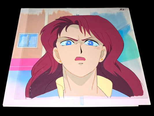 Sailor moon: Nephrite animation cel +original background