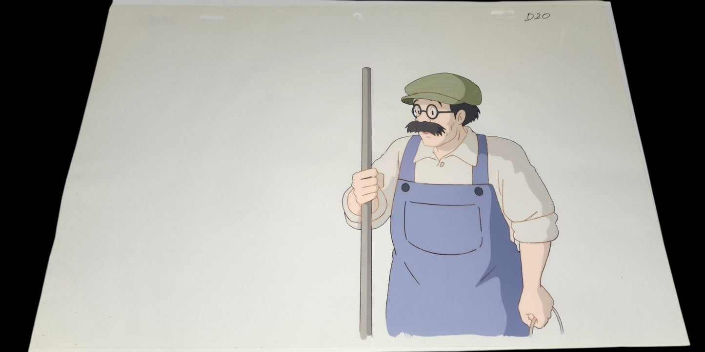 Ghibli Kiki's Delivery Service: Broom Cleaner animation Cel