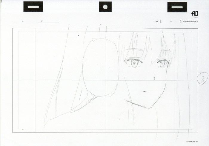 Lycoris Recoil: Takina Inoue rough animation layout genga