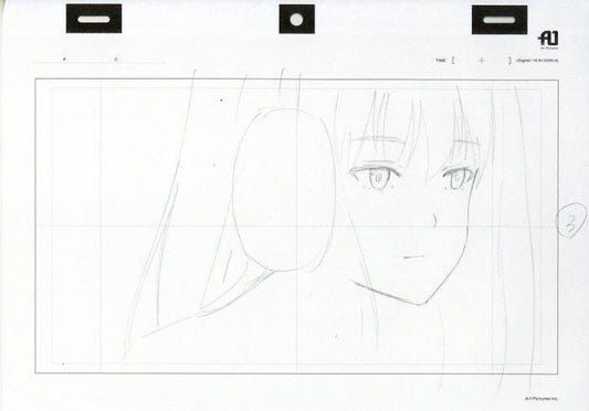Lycoris Recoil: Takina Inoue rough animation layout genga