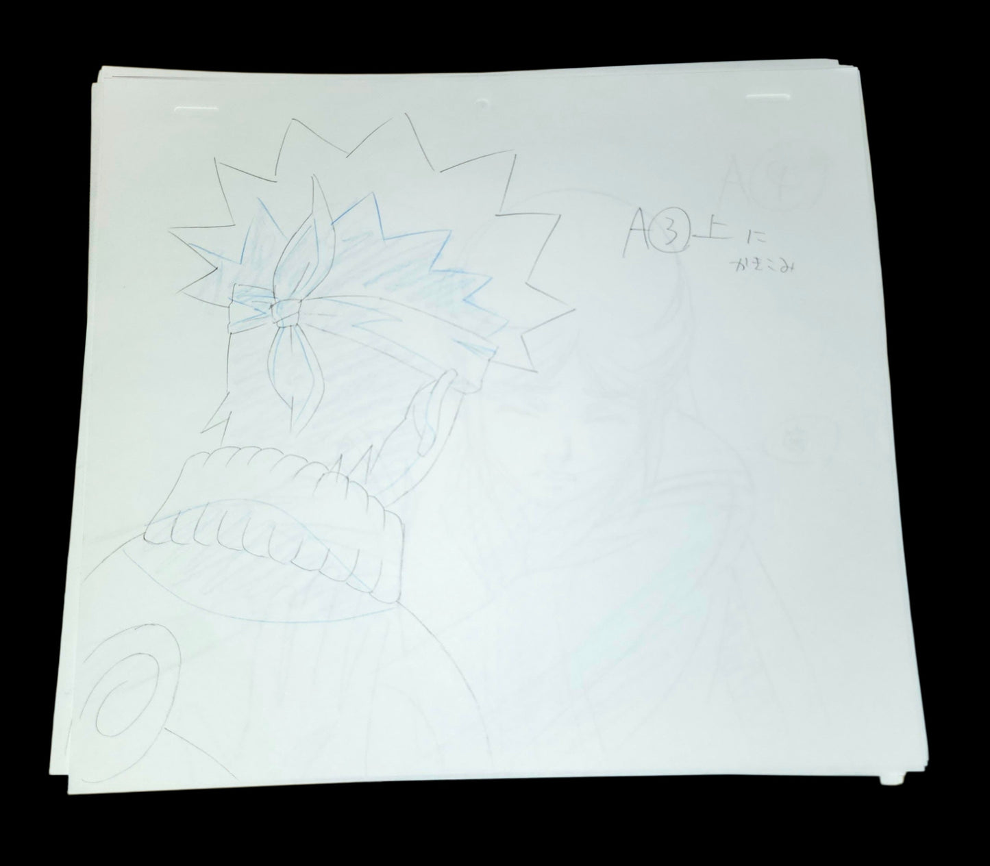 Naruto: Naruto + Princess Haruna animation genga + douga 3 pc