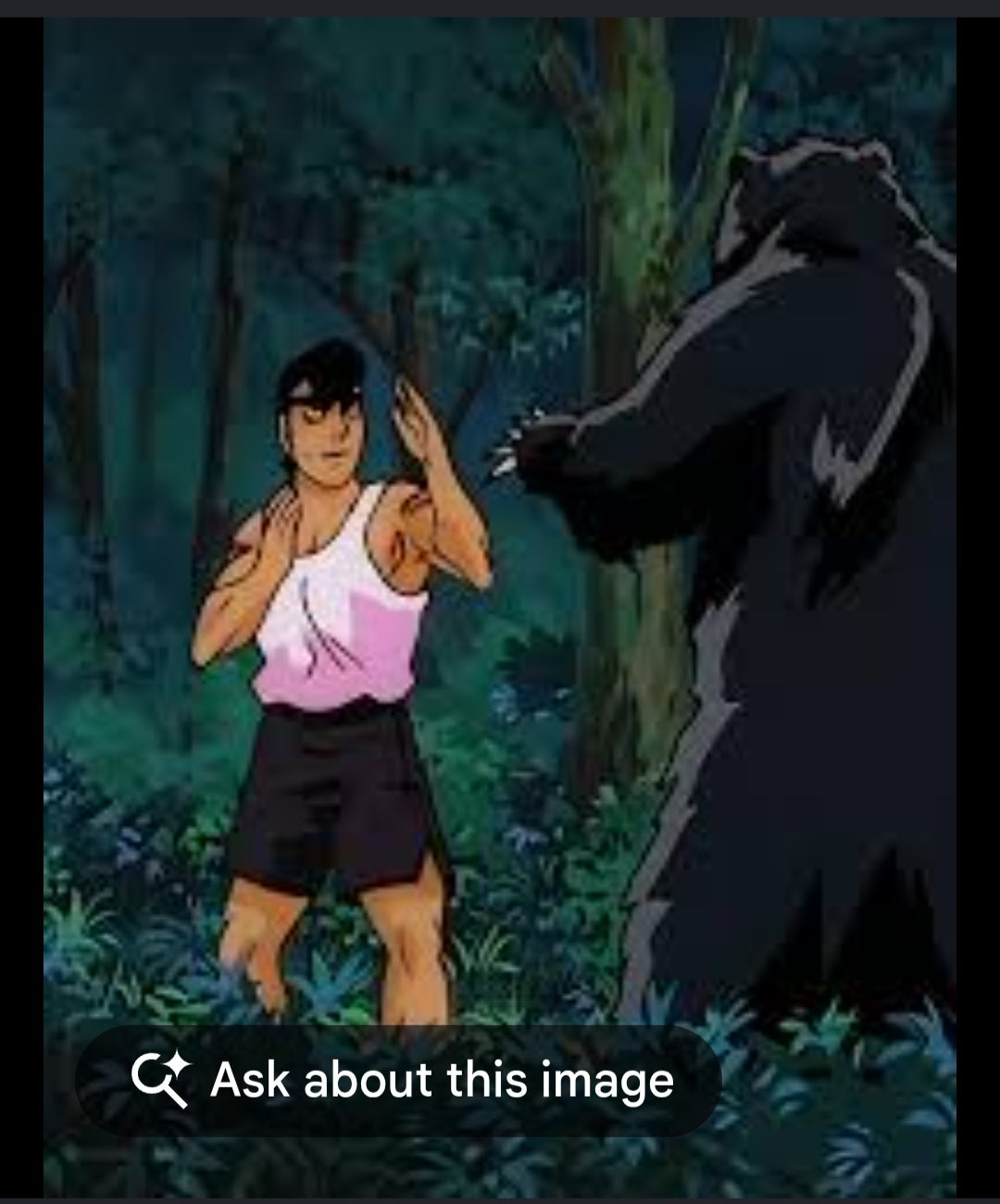 Hajime no Ippo: Ep 66 Takamura vs the Bear animation cel