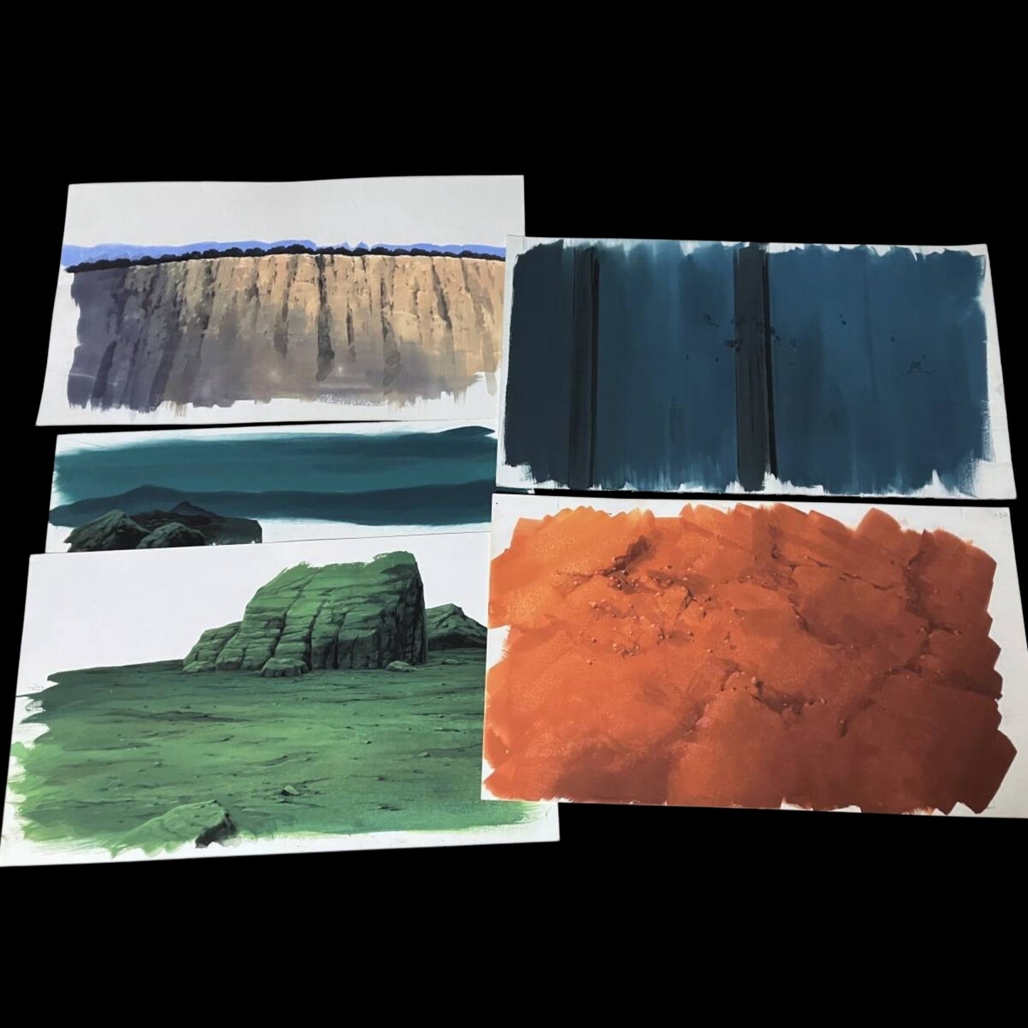 Naruto Shippuden: Hand painted background