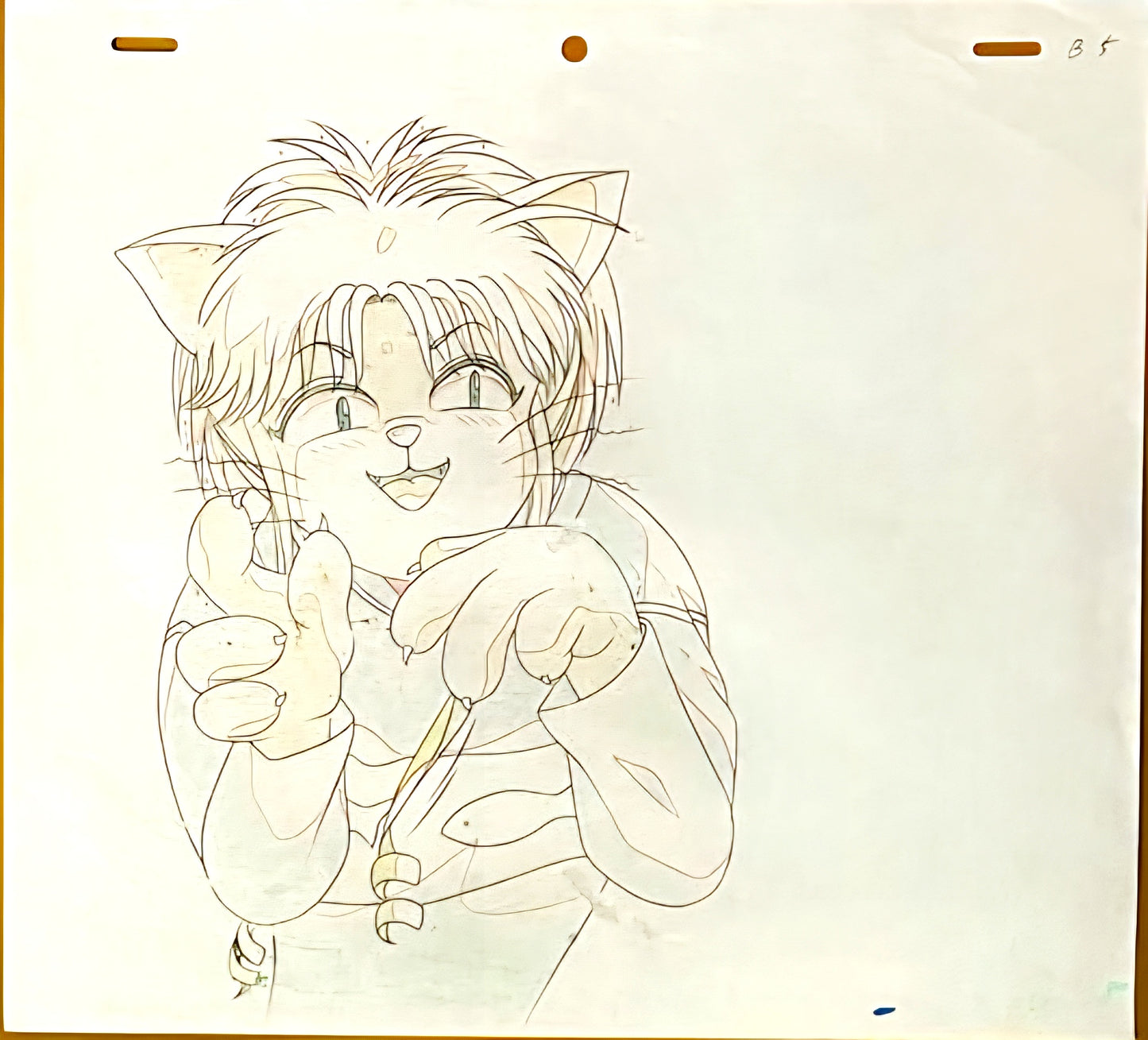 Yu Yu Hakusho: Botan cat mode animation douga (RARE)