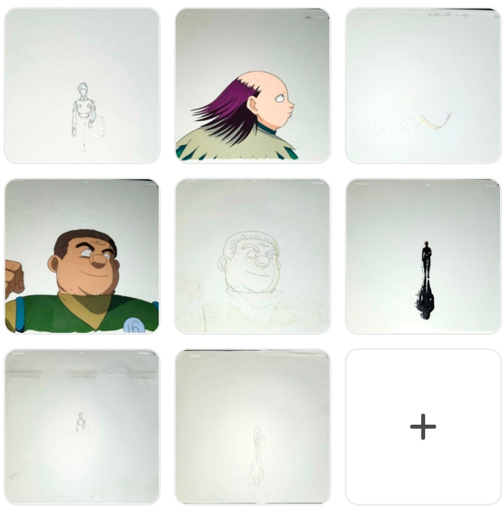 Hunter x hunter: lot of 3 animation cels Hisoka/Melody/Tonpa 7 pc