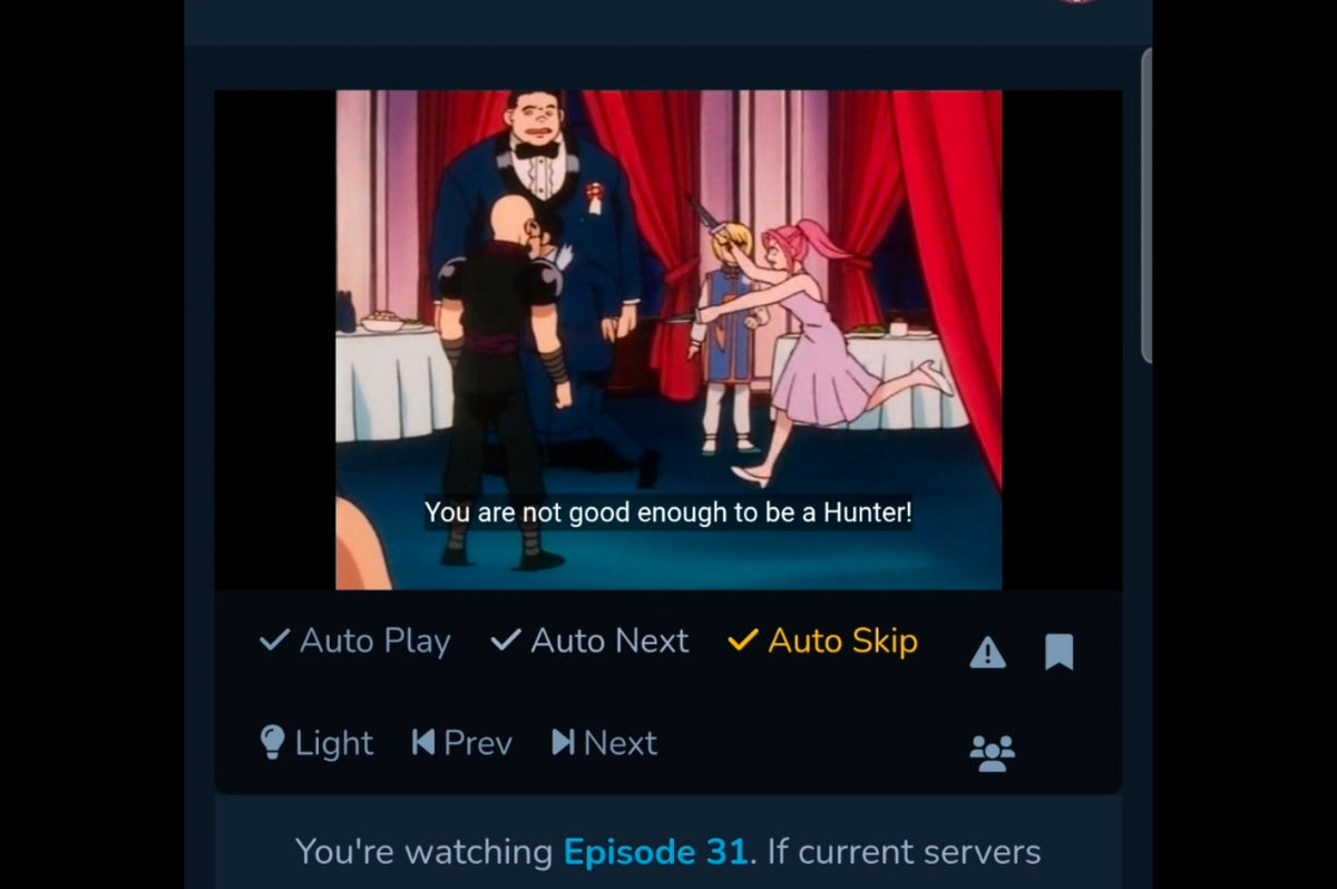 Hunter X Hunter: Leorio + Menchi animation Cel