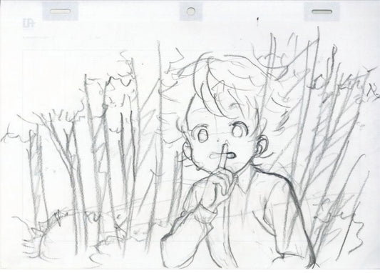 The Promised Neverland Emma rough key animation genga #3
