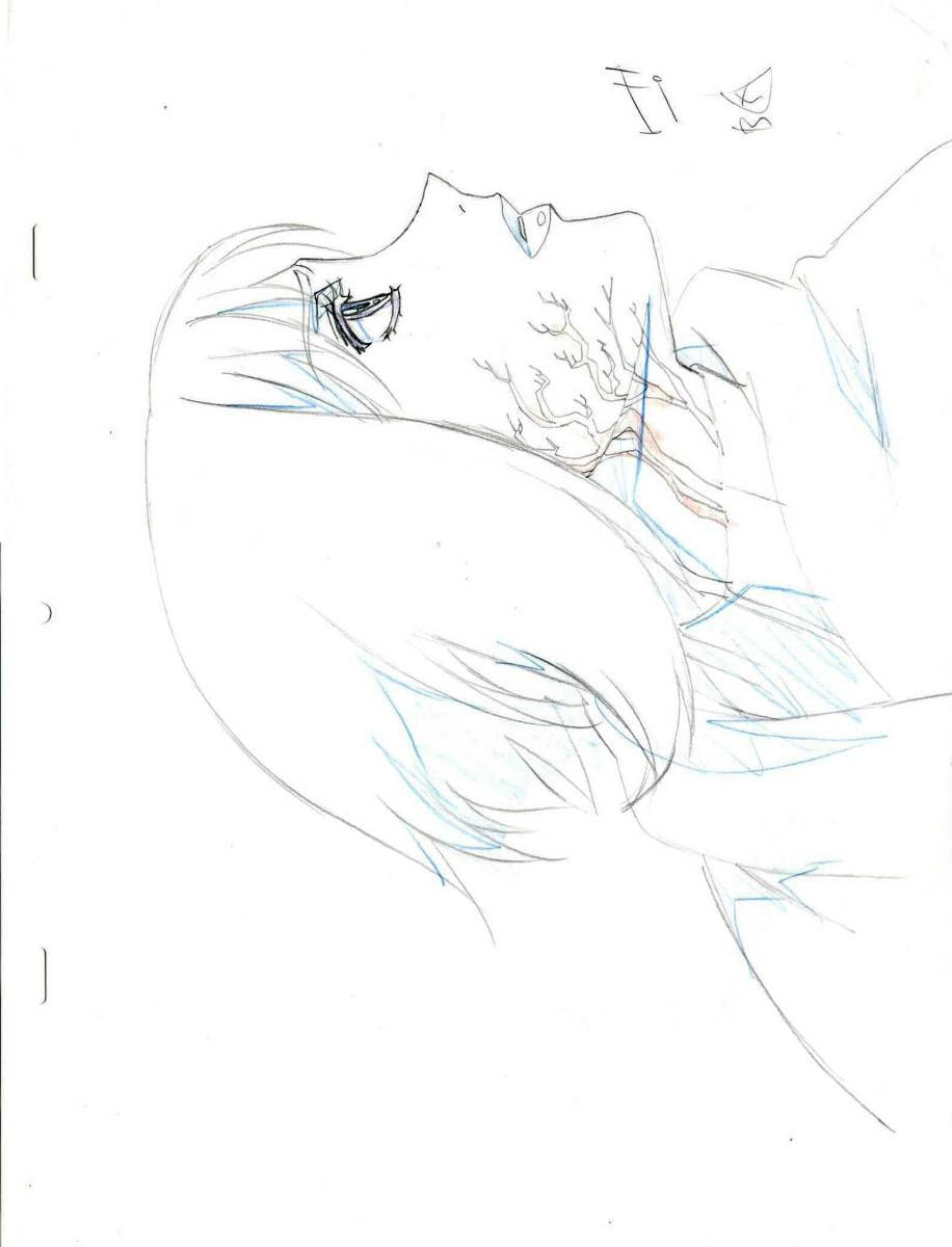 Wolf's Rain: Cheza extra large animation genga