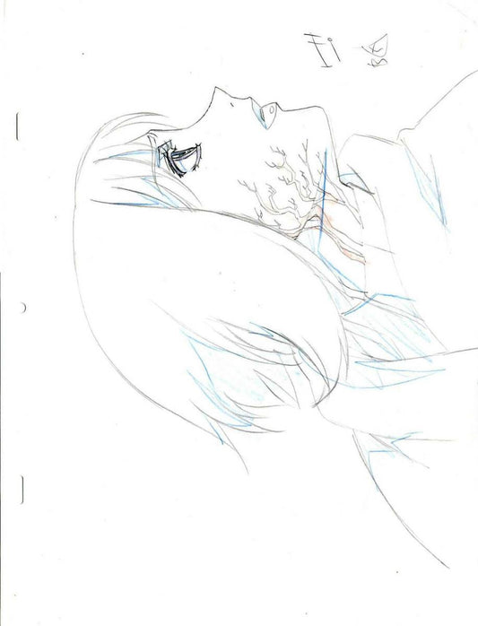 Wolf's Rain: Cheza extra large animation genga