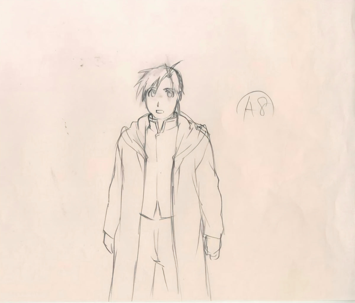 Fullmetal Alchemist Movie: Edward Elric animation Genga