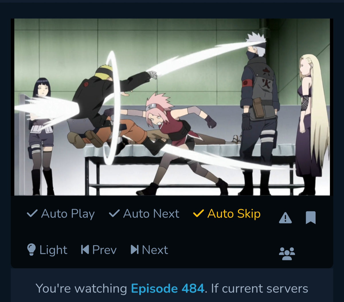 Naruto Shippuden: Sakura punches Naruto in front of Hinata animation layout genga 14pc set