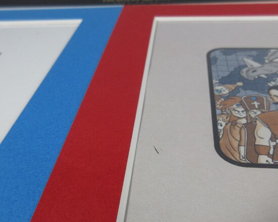 Dragon quest 30th anniversary Fine Graph Illustration 3 piece set