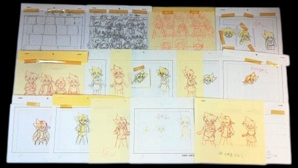 Beyblade VForce: Takao
Kinomiya (Tyson) and Max Mizuhara animation genga/douga huge lot