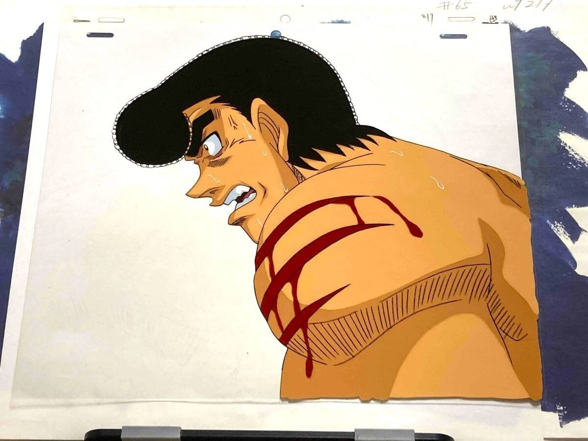 Hajime no Ippo: Ep 66 Takamura vs the Bear animation cel