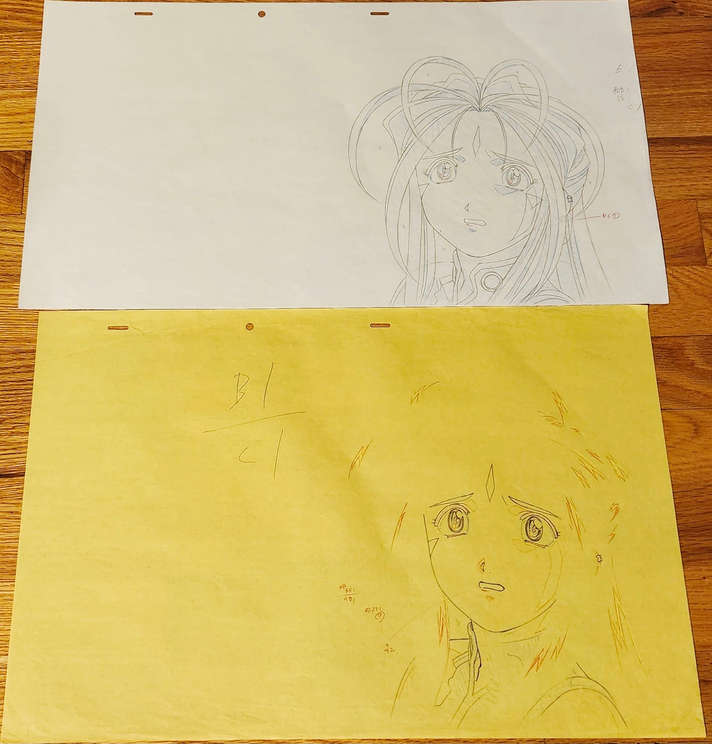 Ah My Goddess The Movie: Belldandy animation lg genga 2 pc