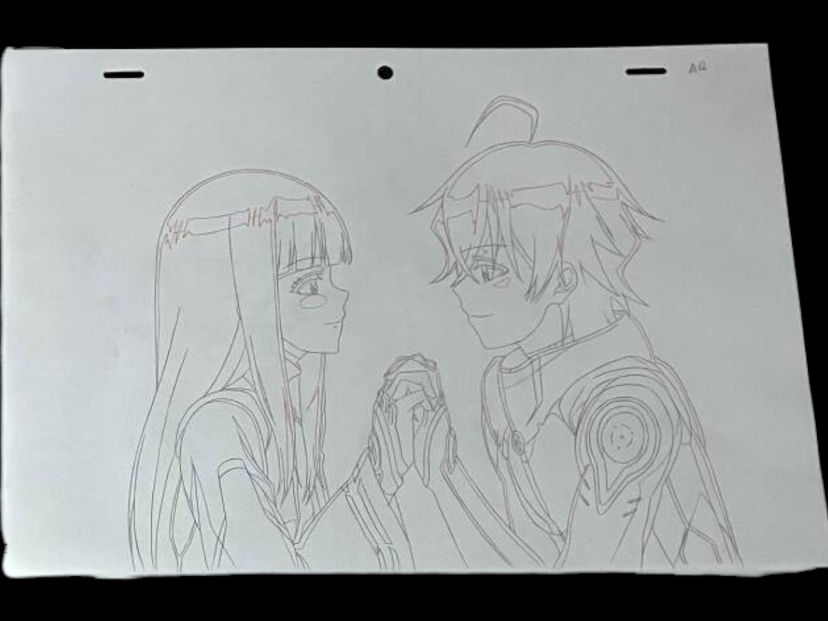 Twin Star Exorcists: Rokuro Enmado and Benio Adashino animation douga