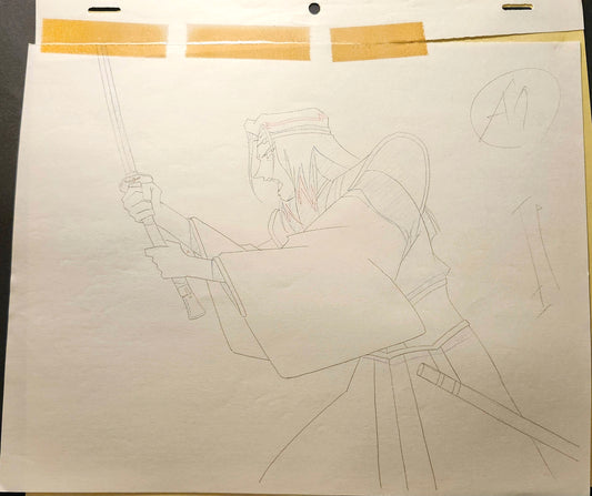 Rurouni Kenshin: Amakusa Shougo 2pc key animation layout genga #2