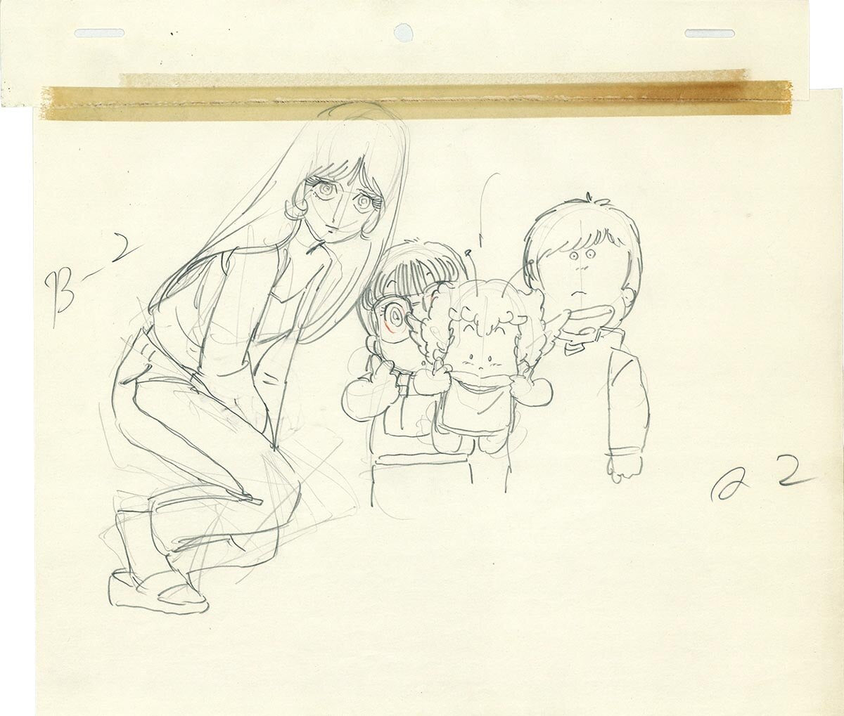 Dr Slump: Summer Vacation Anime Festival Special: The whole Arale-chan family appears!! Who is the Queen Millennia?! 2 pc Genga #2