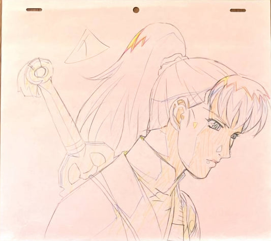 The Twelve Kingdoms Youko Nakajima animation genga