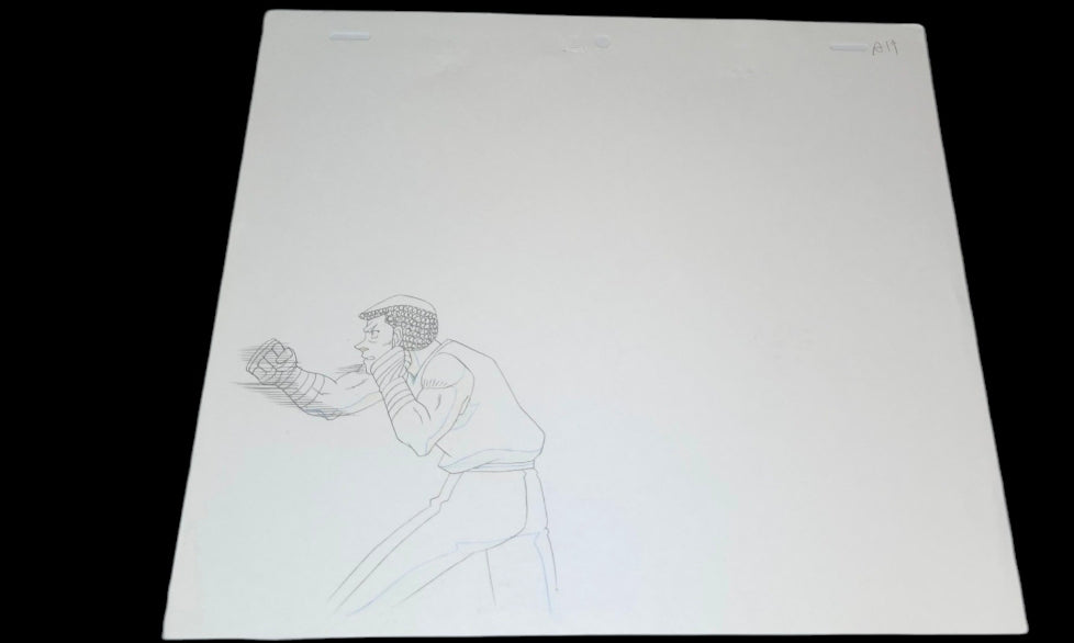 Hajime no Ippo: Masaru Aoki & Tatsuya Kimura animation cel 3 pc
