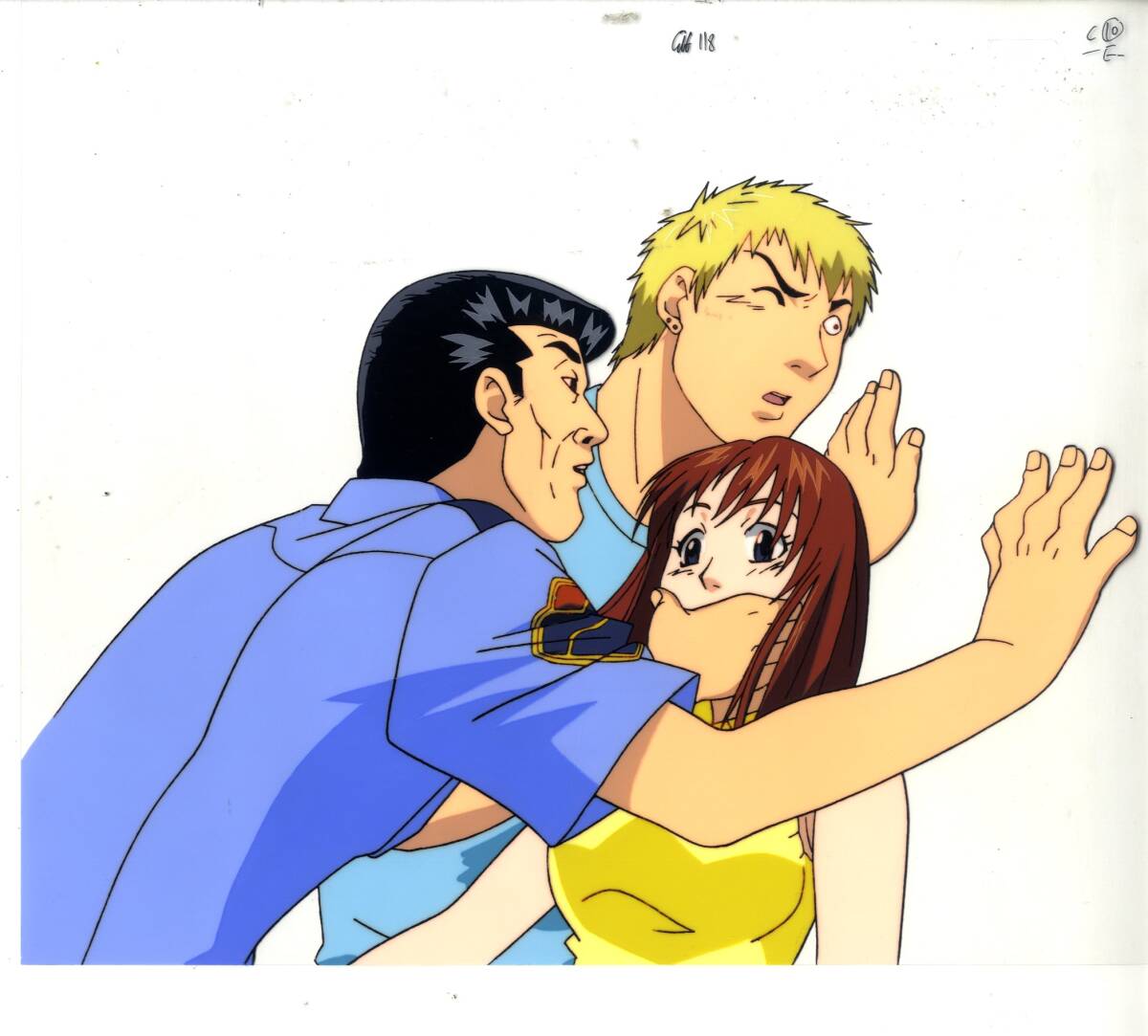 GTO Great Teacher Onizuka: Onizuka + Tomoko Nomura Animation Cel