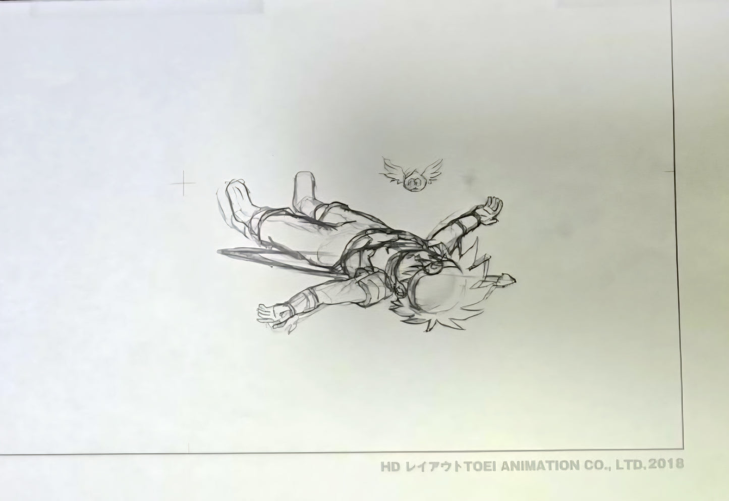 Dragon Quest The Adventure of Dai: Dai & Gomechan animation genga