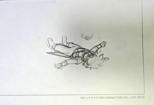 Dragon Quest The Adventure of Dai: Dai & Gomechan animation genga