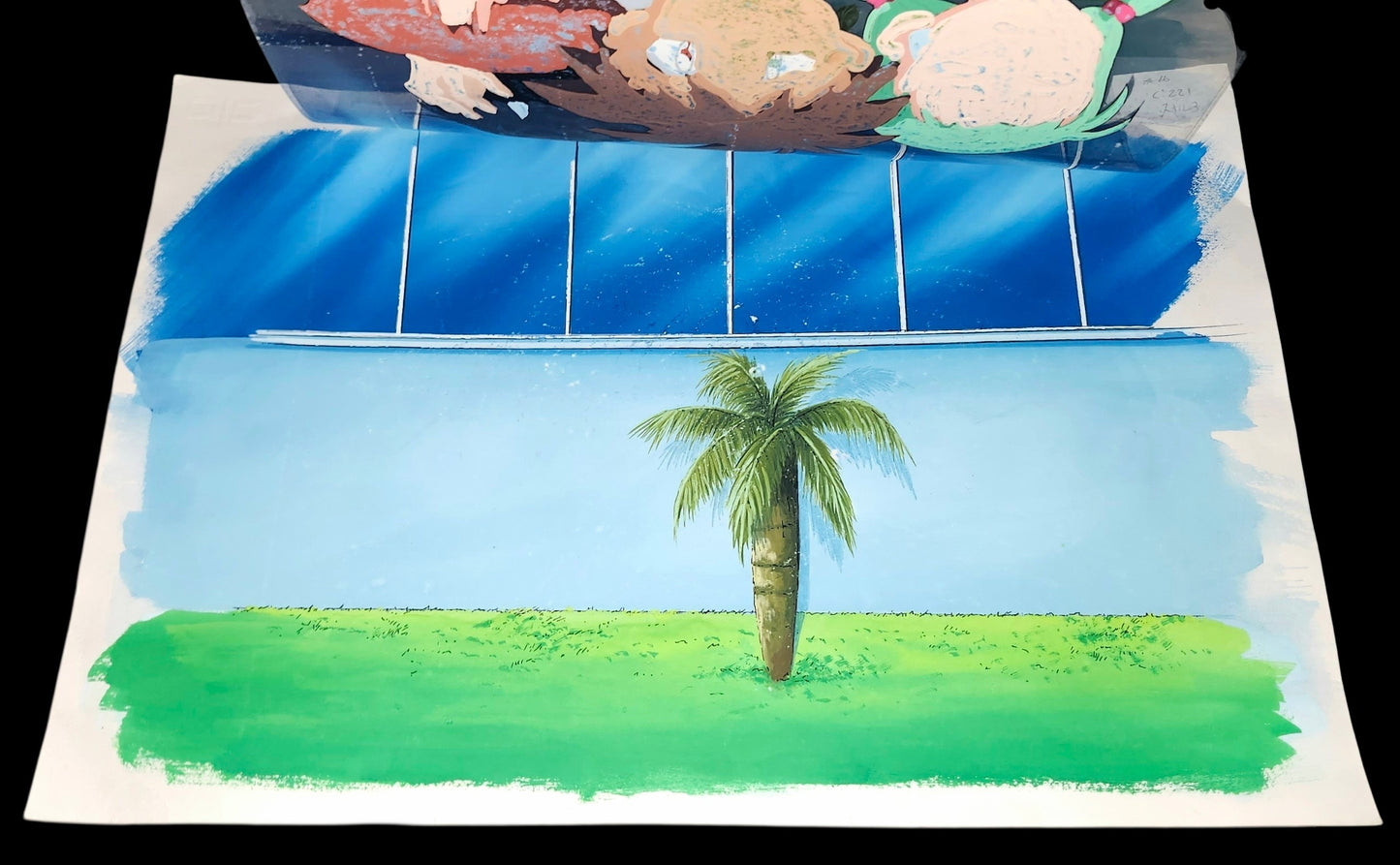 Magical Girl Pretty Sammy / Tenchi Muyo: animation Cel w original background