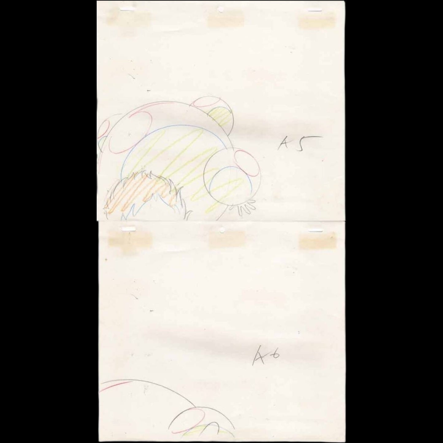 Sailor Moon SuperS the Movie: Bonbon Babies animation genga set
