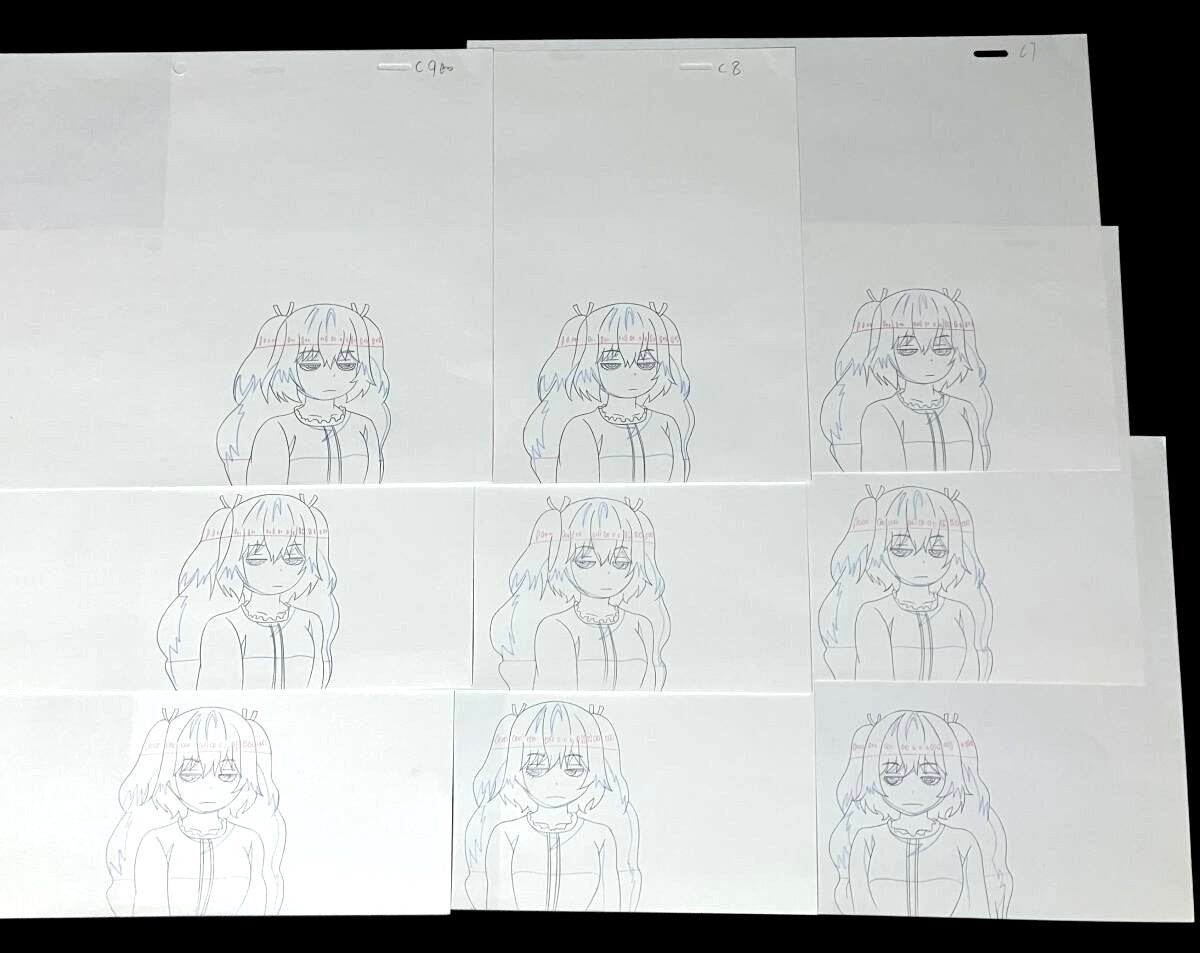 Tokyo Ghoul:re: Haise Sasaki / Ken Kaneki,Tooru Mutsuki, Saiko Yonebayashi, Kuki Urie & Ginshi Shirazu animation layout genga lot of 42