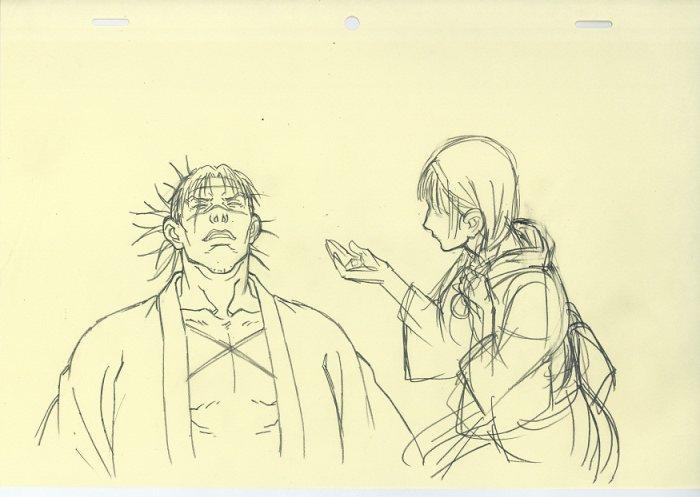 Blade of the Immortal (2019) Manji/Rin key animation genga