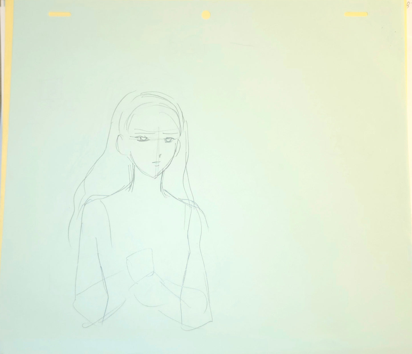 The Twelve Kingdoms Youko Nakajima animation genga set of 5