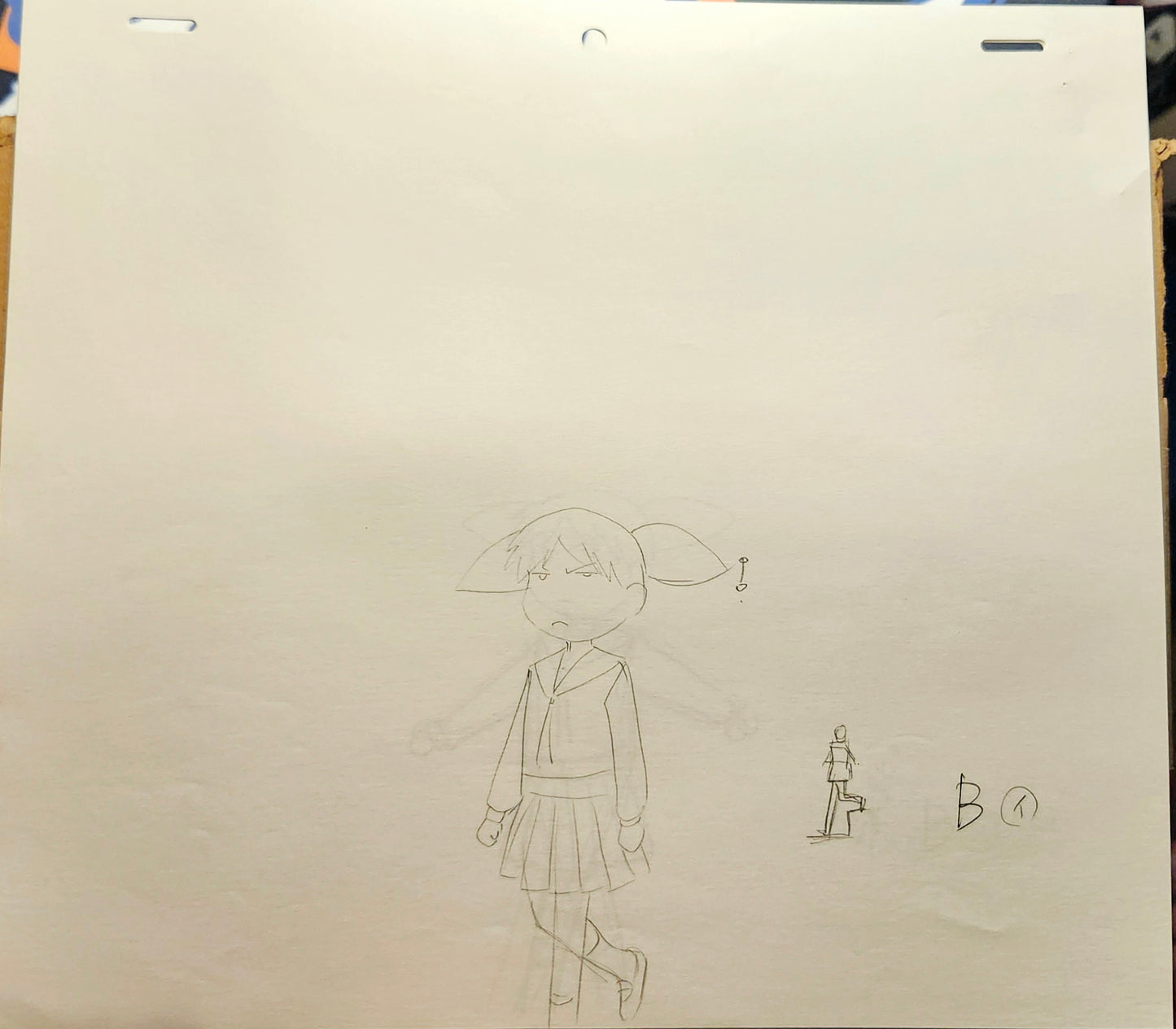 Azumanga Daioh Chiyo +kimura animation genga set of 12