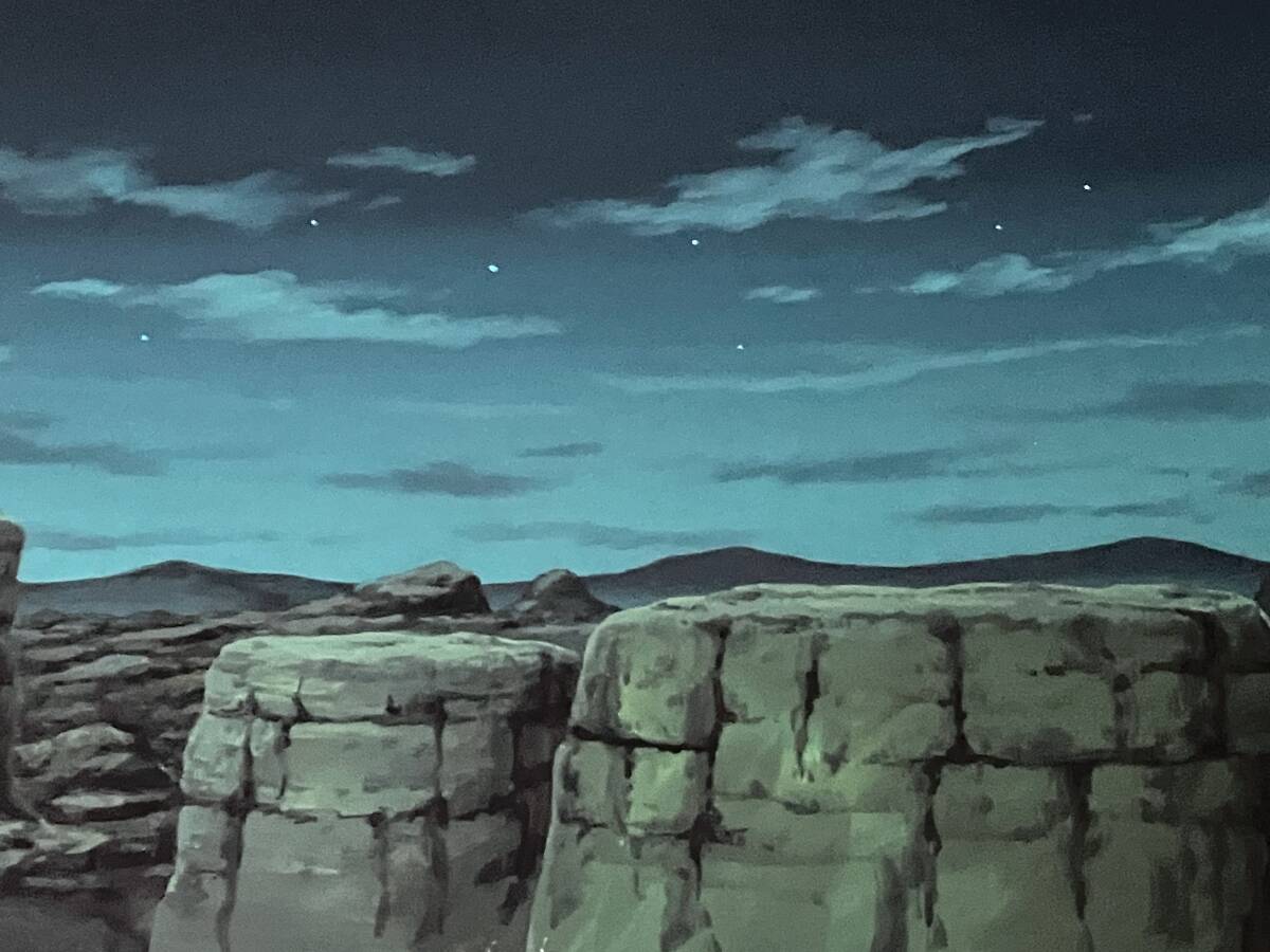 Naruto Shippuden: Hand painted background set of 2
