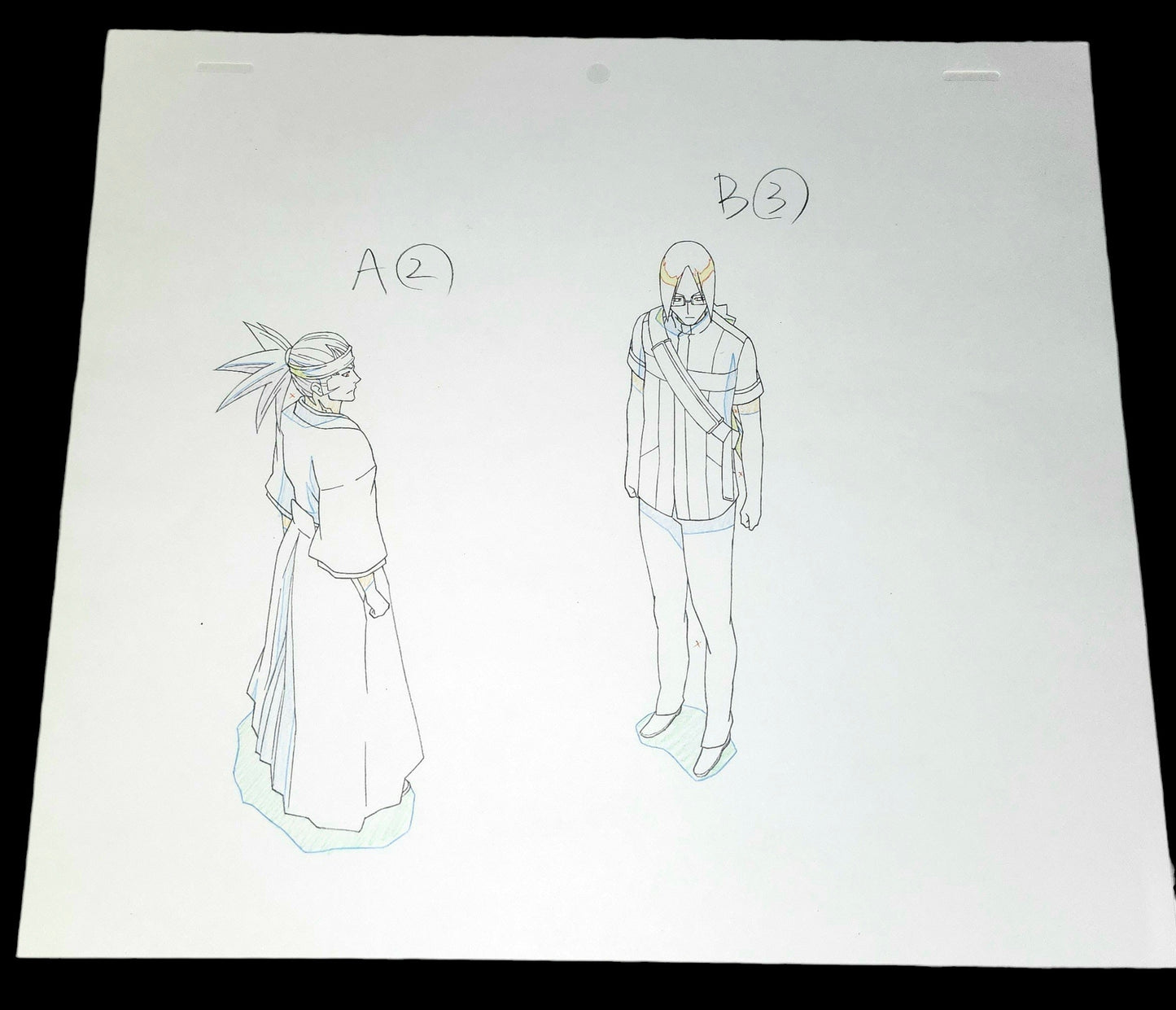 Bleach: Uryu + Kon + Renji animation genga 3 piece