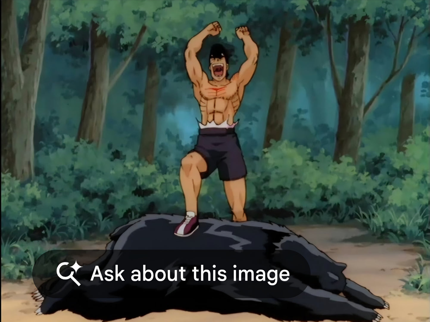 Hajime no Ippo: Ep 66 Takamura vs the Bear animation cel