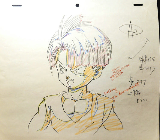 Dragonball z: Trunks Animation genga #3