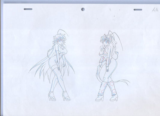 Highschool DxD: Rias Gremory & Akeno Himejima Ending #2 douga