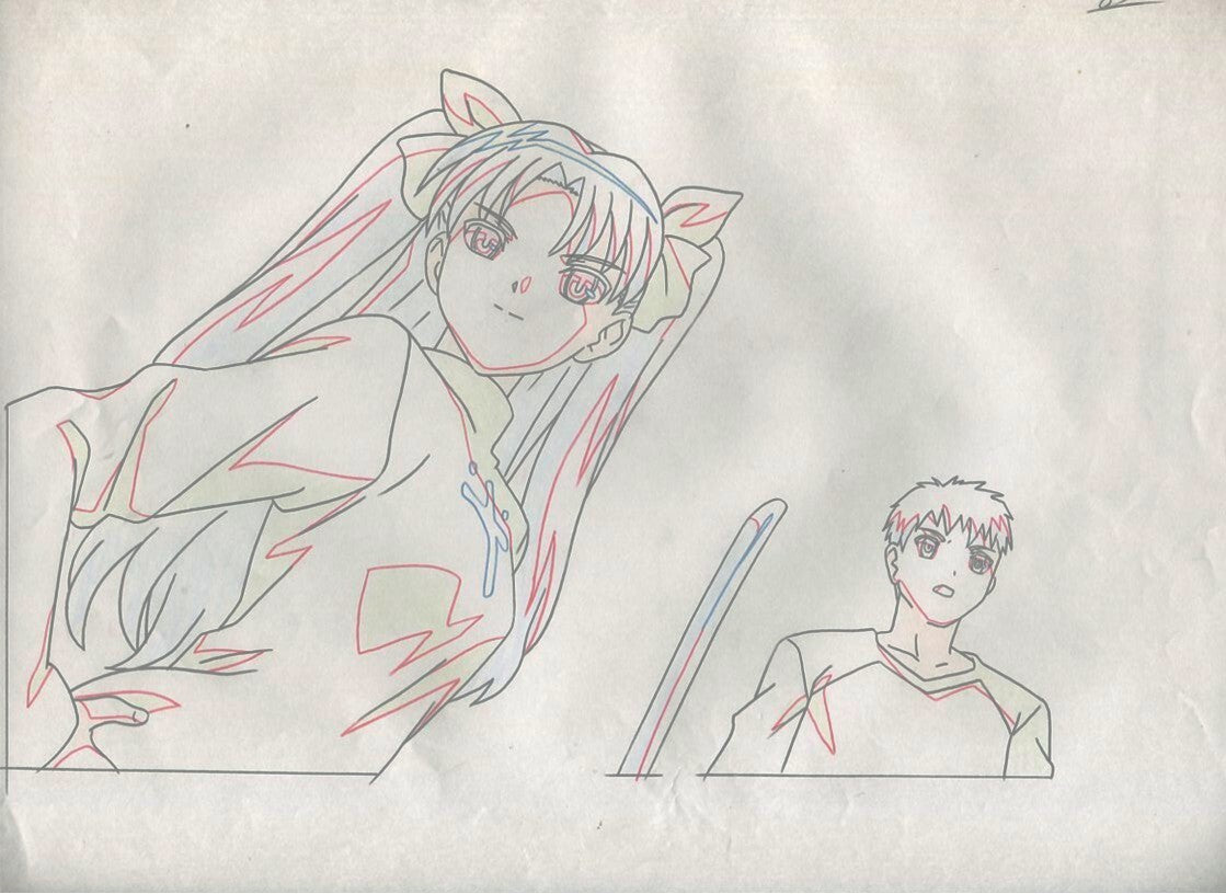 Fate/Stay Night: Rin & Shirou  animation layout & douga